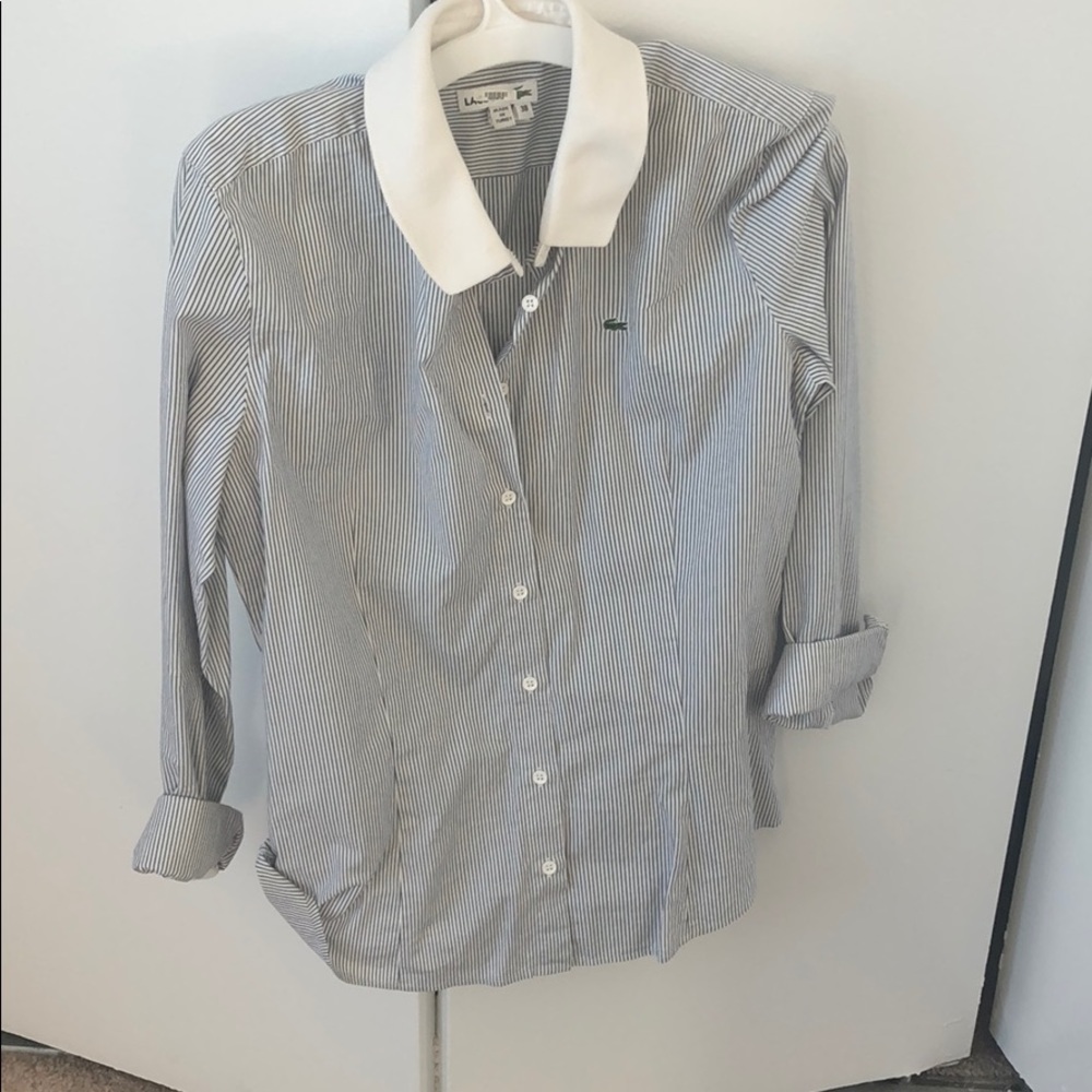 Lacoste striped button up